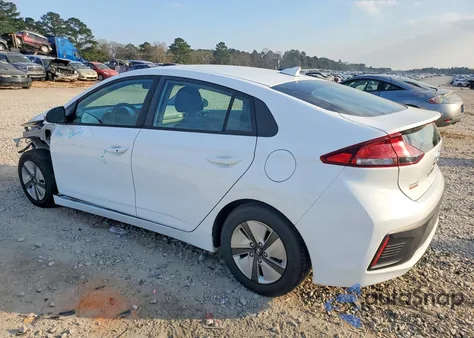 2020 Hyundai Ioniq Hybrid Blue z USA, uszkodzony, nr VIN KMHC65LC6LU232240